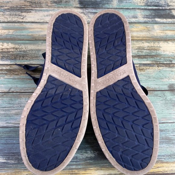 Koolaburra By Ugg Penley Womens Size 5 Blue Sneakers Canvas/Suede Casual Lace Up - Picture 7 of 11